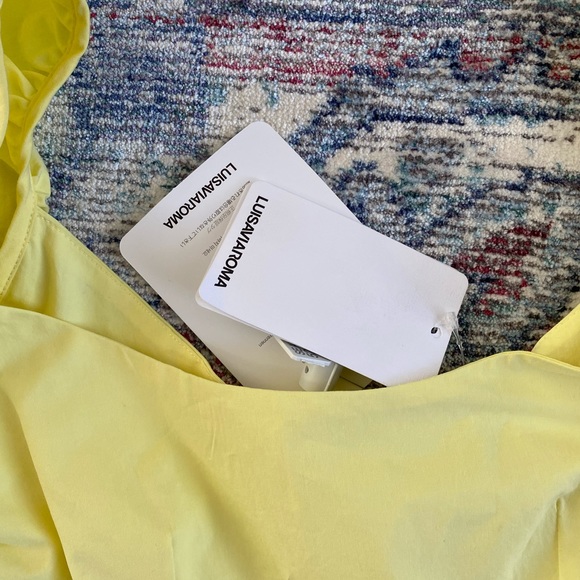 Ciao Lucia Delfina Dress in Light Yellow - Picture 8 of 10